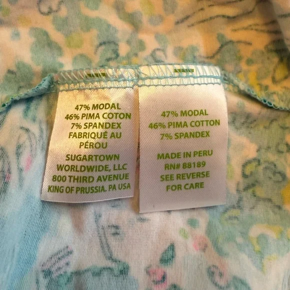 🦋Lilly Pulitzer swing tank top criss cross back size extra small EUC - Picture 4 of 5